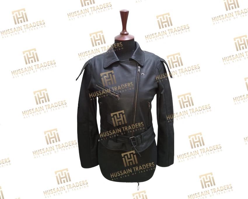 Leather coat