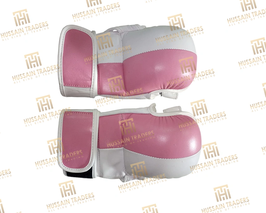 White and Pink Gloves