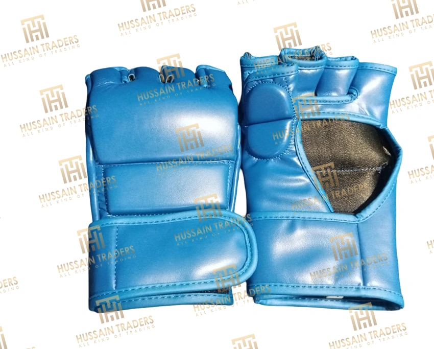 blue gloves