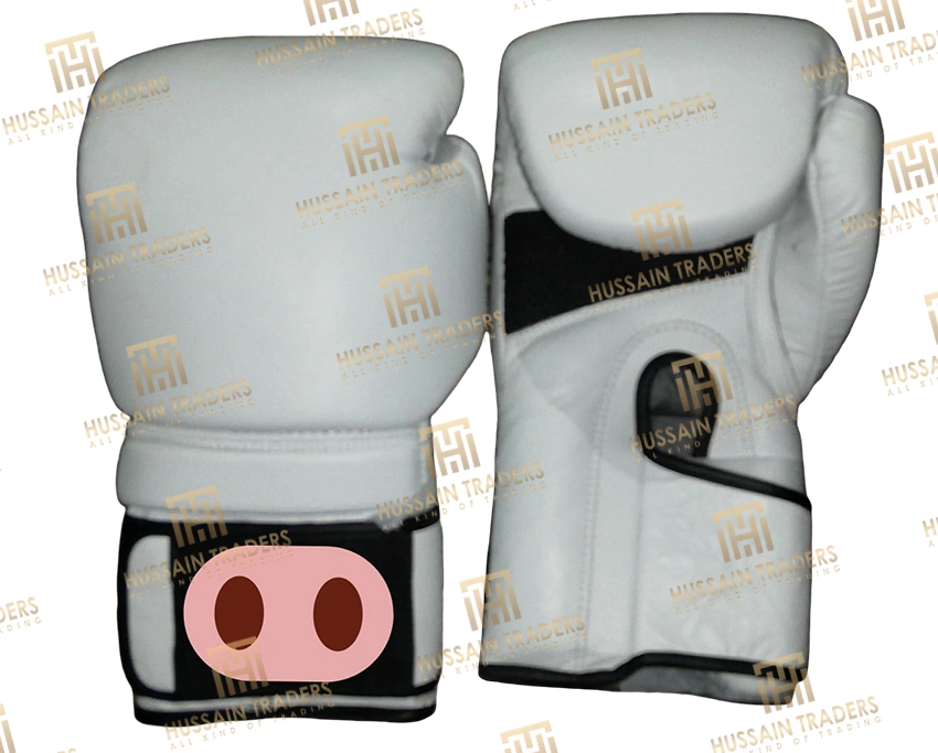 gray gloves