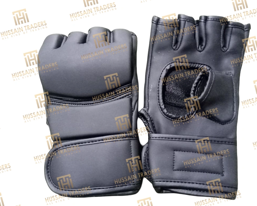 gray gloves